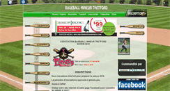 Desktop Screenshot of baseballmineurthetford.com